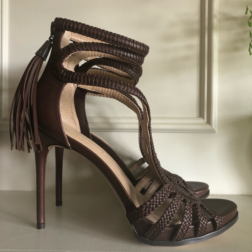 BCBGMAXAZRIA Genuine Leather Heels, NEW